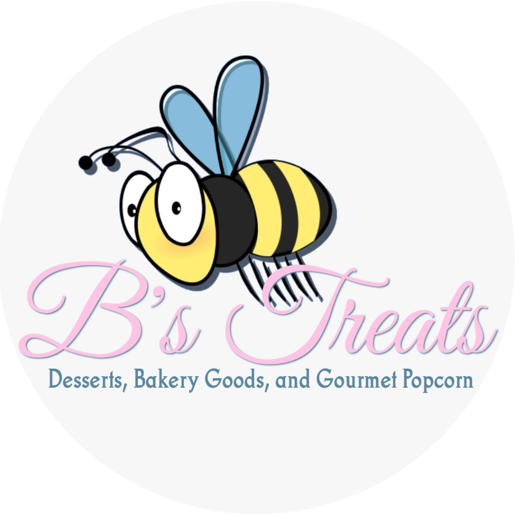 B's Treats Logo with tagline